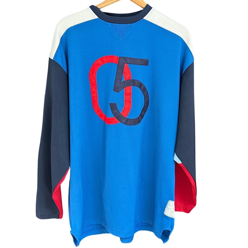 FUBU 05 Jersey Shirt Y2K Streetwear Colorblock Oversized 2XL